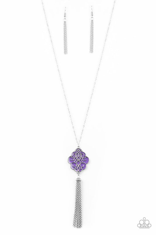 Malibu Mandala - Purple - Paparazzi Necklace Image