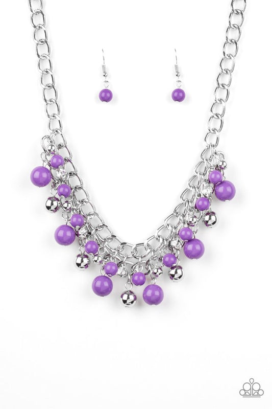 The Bride To BEAD - Purple - Paparazzi Necklace Image
