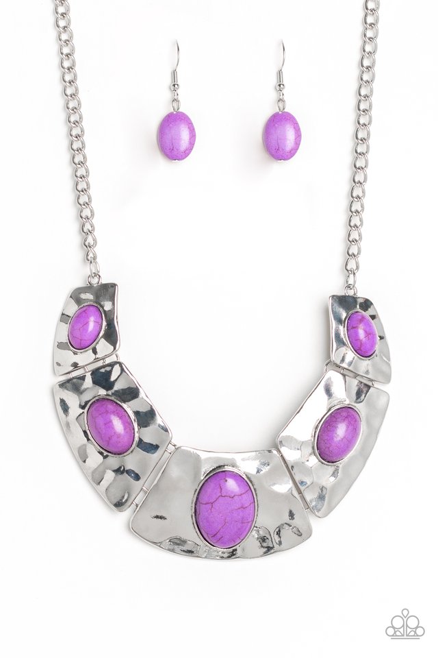 RULER In Favor - Purple - Paparazzi Necklace Image