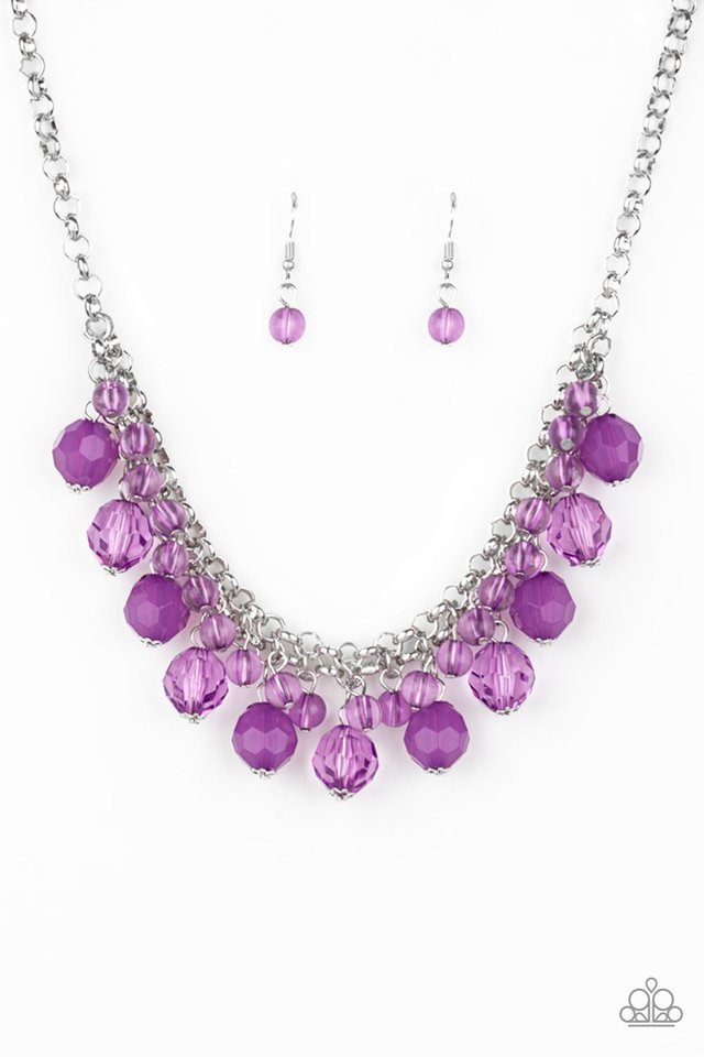 Fiesta Fabulous - Purple - Paparazzi Necklace Image