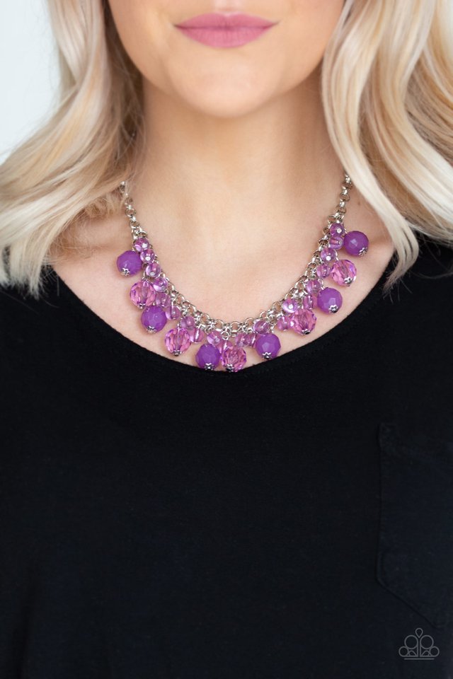 Fiesta Fabulous - Purple - Paparazzi Necklace Image