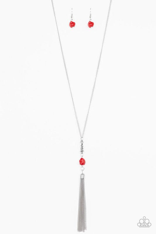Paparazzi Necklace ~ Wild Horse Wonder - Red