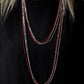 What A COLORFUL World - Red - Paparazzi Necklace Image