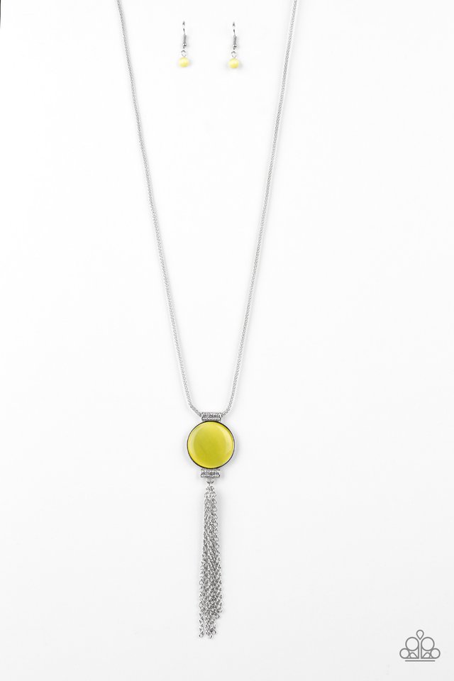 Happy As Can BEAM - Yellow - Paparazzi Necklace Image