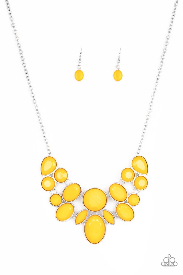 Demi-Diva - Yellow - Paparazzi Necklace Image