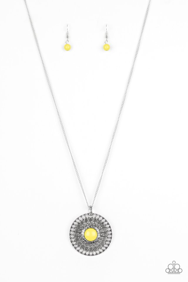 So Solar - Yellow - Paparazzi Necklace Image
