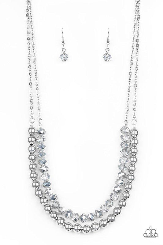 Paparazzi Necklace ~ Color Of The Day - Silver
