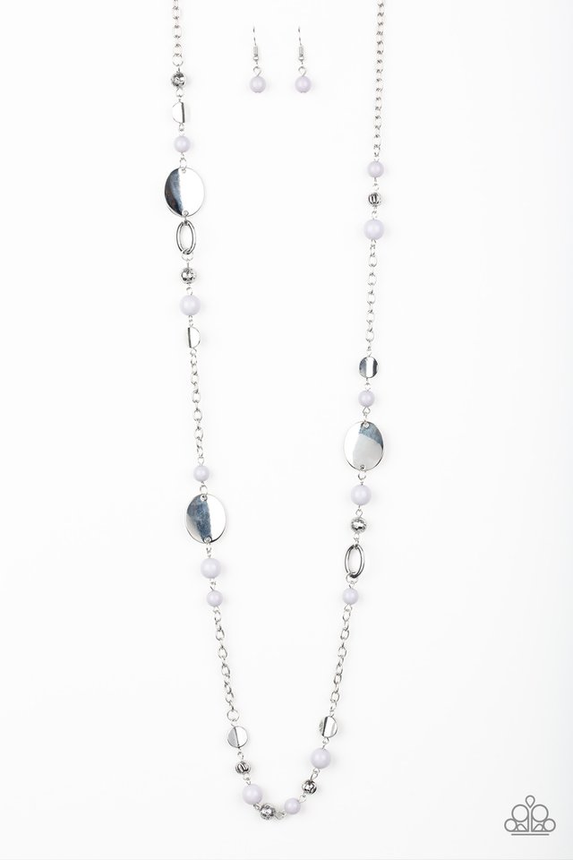 Serenely Springtime - Silver - Paparazzi Necklace Image