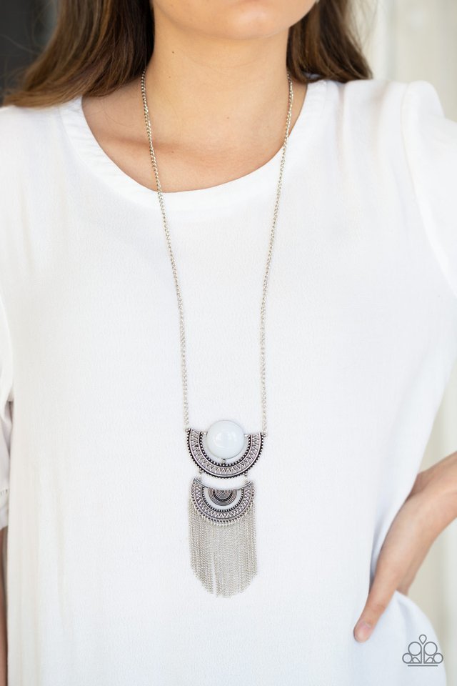 Desert Diviner - Silver - Paparazzi Necklace Image