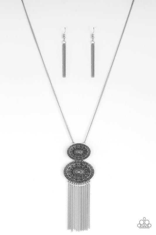 Sun Goddess - Silver - Paparazzi Necklace Image