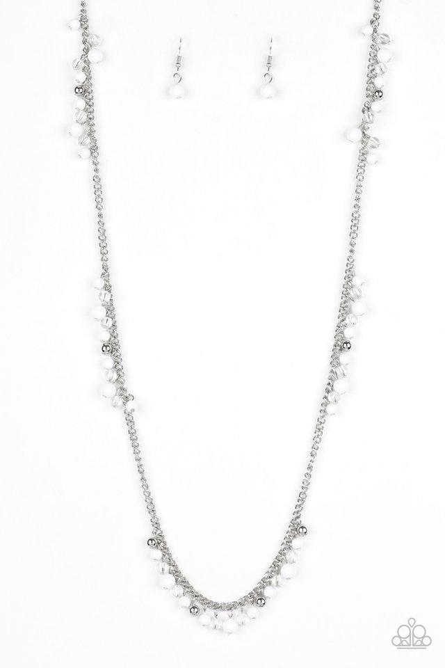 Paparazzi Necklace ~ Miami Mojito - White