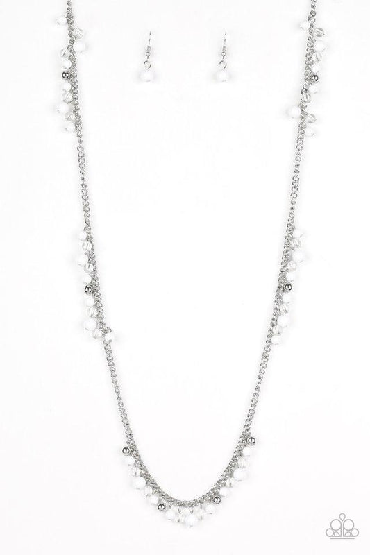 Paparazzi Necklace ~ Miami Mojito - White