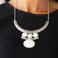 Commander In CHIEFETTE - White - Paparazzi Necklace Image