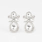 Celebrity Crowd - White - Paparazzi Earring Image
