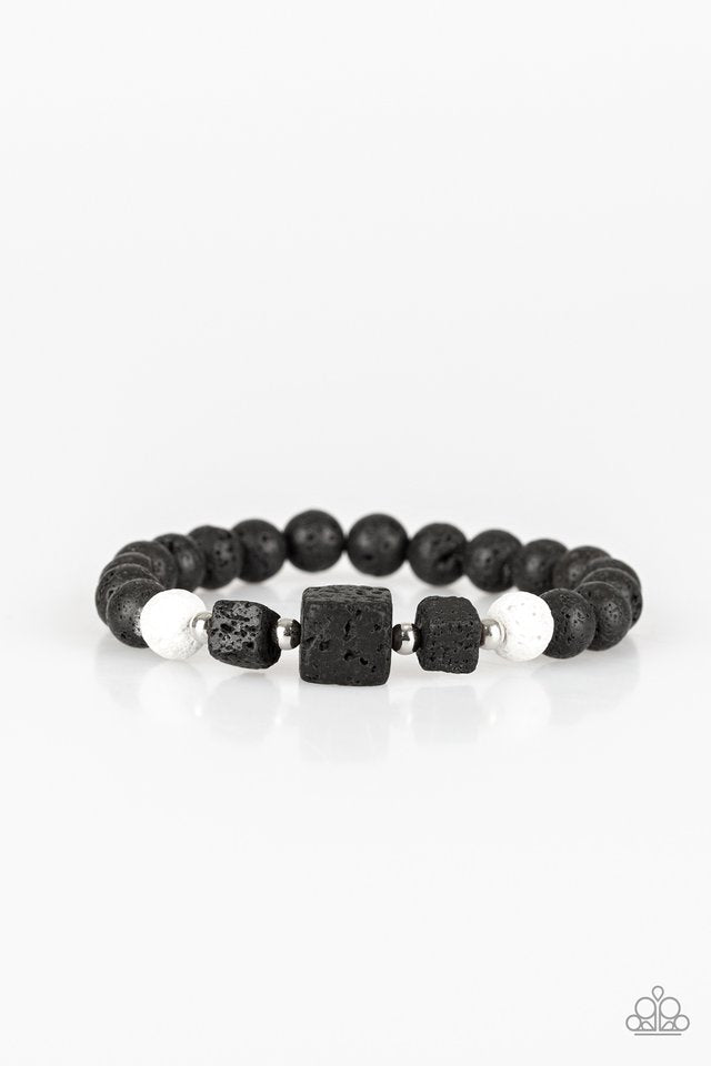 Refreshed and Rested - White - Paparazzi Bracelet Image