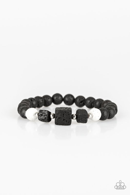 Refreshed and Rested - White - Paparazzi Bracelet Image