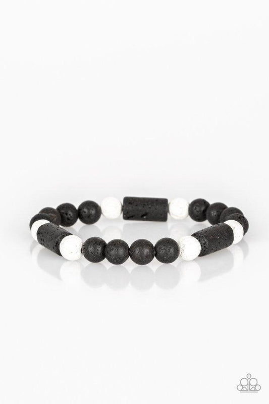 Paparazzi Bracelet ~ Just Chillax - White