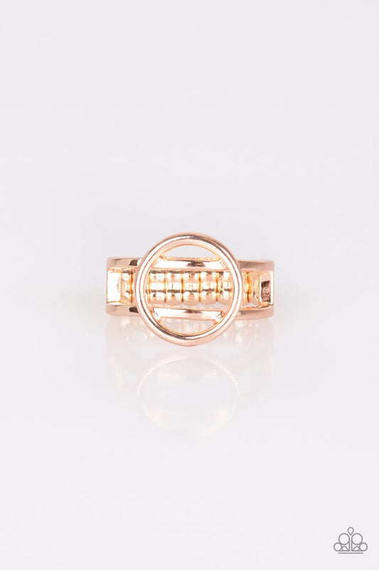 City Center Chic - Rose Gold - Paparazzi Ring Image