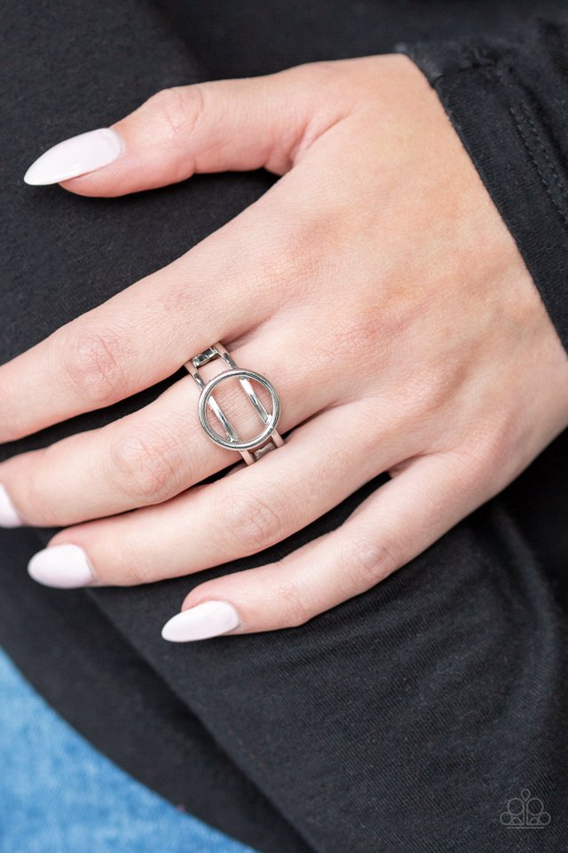 City Center Chic - Silver - Paparazzi Ring Image