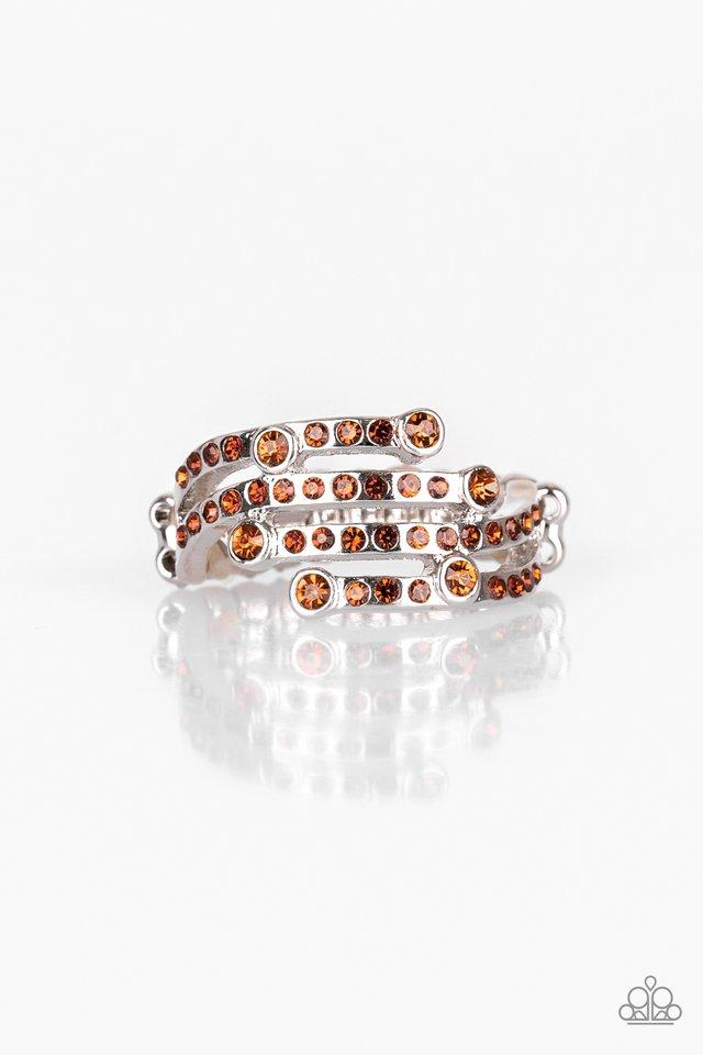 Paparazzi Ring ~ Casino CACHE - Brown