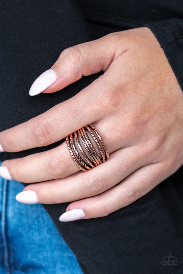 Basic Maverick - Copper - Paparazzi Ring Image