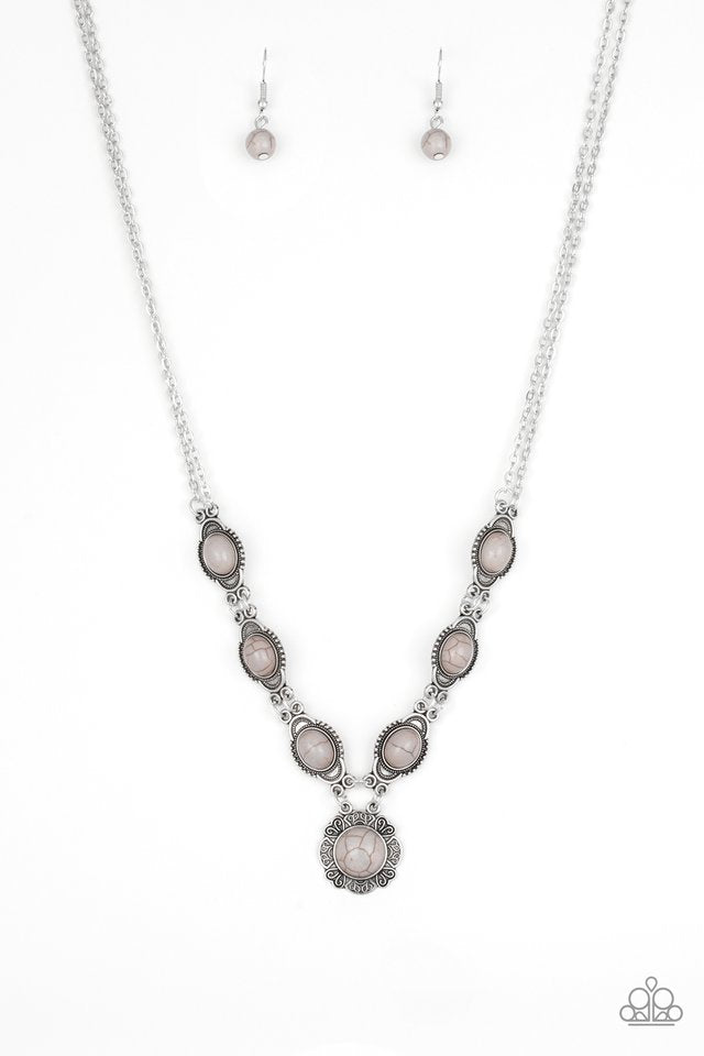 Desert Dreamin - Silver - Paparazzi Necklace Image