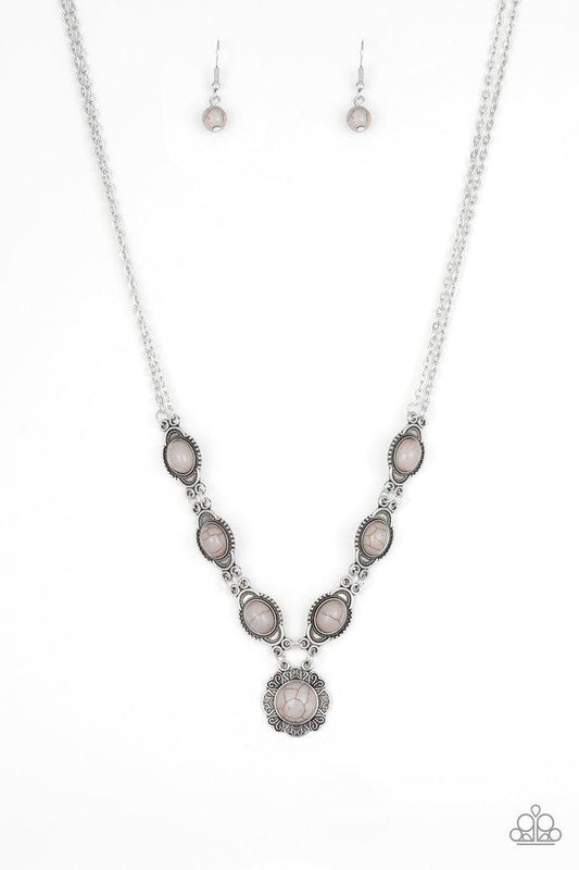 Paparazzi Necklace ~ Desert Dreamin - Silver