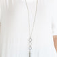 Diva In Diamonds - Silver - Paparazzi Necklace Image