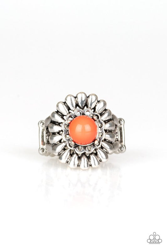 Poppy Pep - Orange - Paparazzi Ring Image