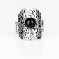Flower Shower -  Black - Paparazzi Ring Image