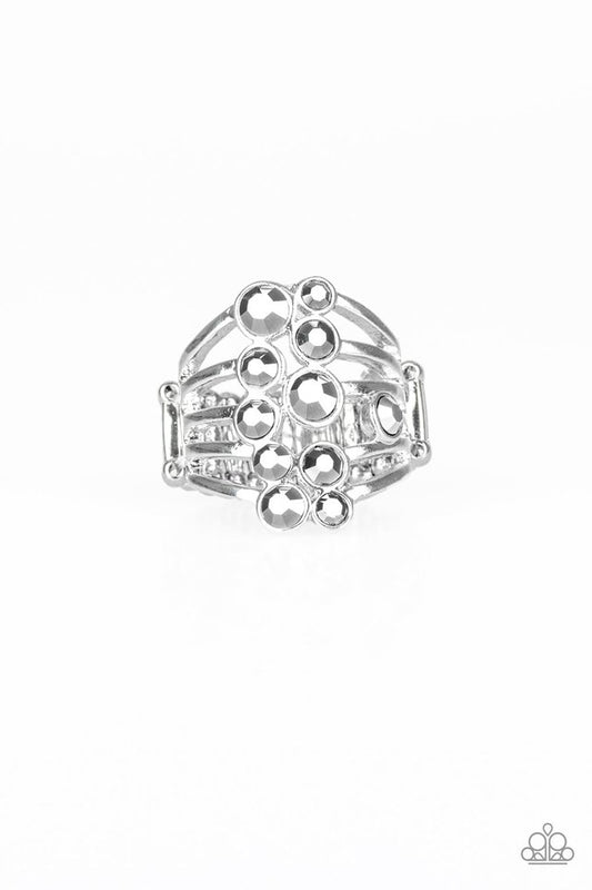 Meet In The Middle  - Silver - Paparazzi Ring Image