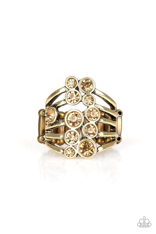 Meet In The Middle - Brass - Paparazzi Ring Image