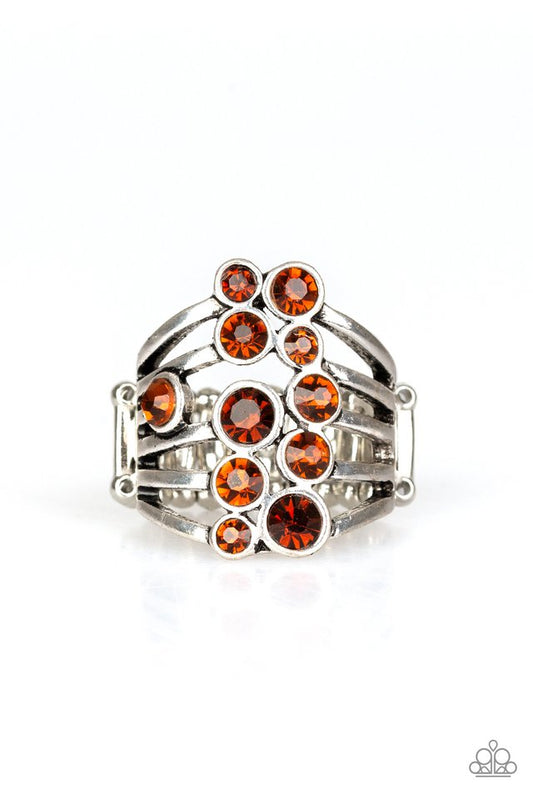 Meet In The Middle - Brown - Paparazzi Ring Image