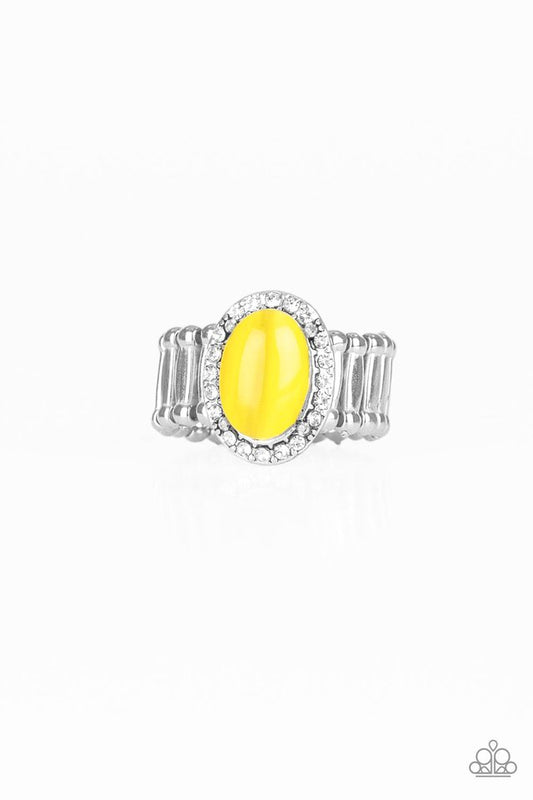 Laguna Luxury - Yellow - Paparazzi Ring Image