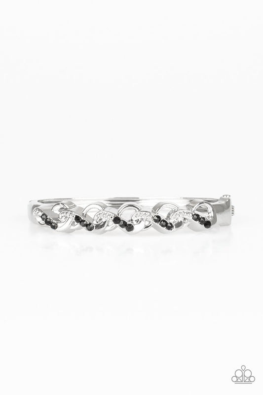 Infinite Sparkle - Black - Paparazzi Bracelet Image