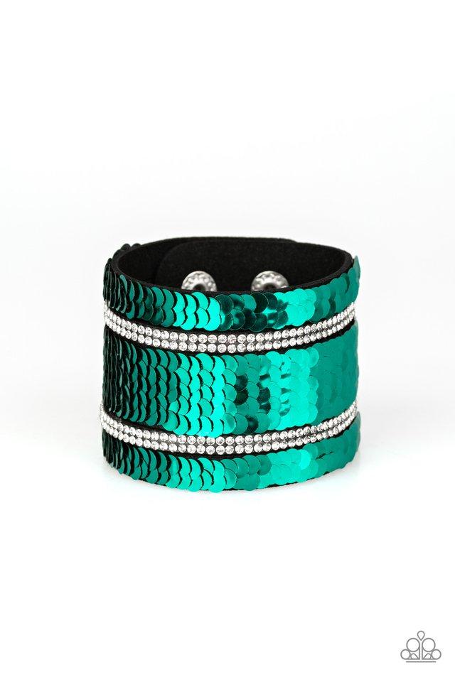 Paparazzi Bracelet ~ MERMAID Service - Green