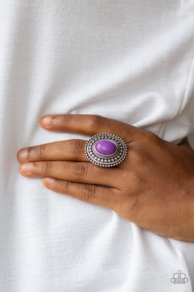 Terra Terrain - Purple - Paparazzi Ring Image
