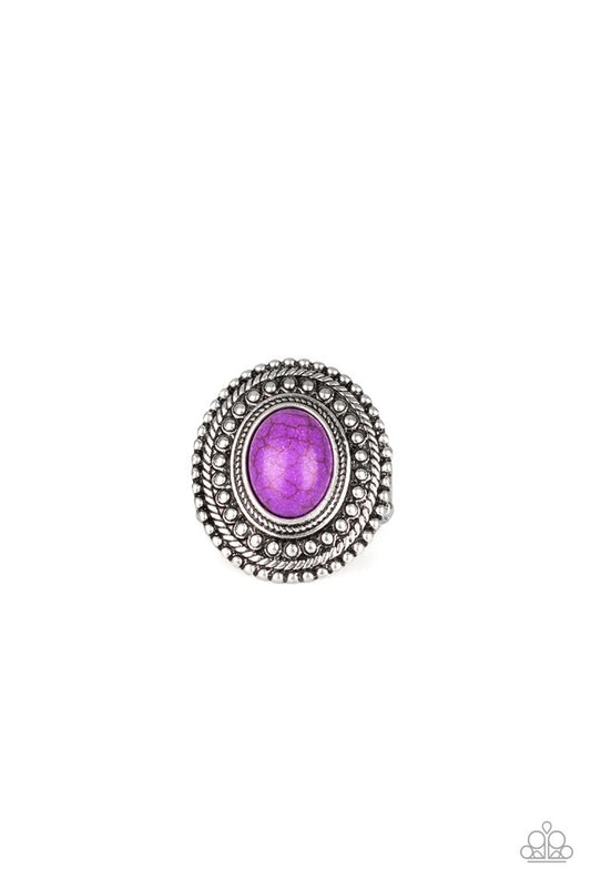 Terra Terrain - Purple - Paparazzi Ring Image