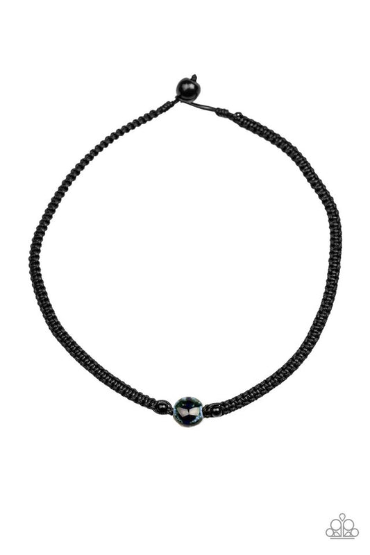 Go Climb A Mountain - Blue - Paparazzi Necklace Image