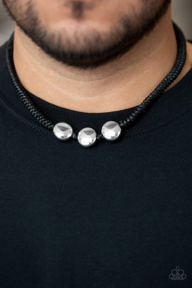 Pedal To The Metal - Black - Paparazzi Necklace Image