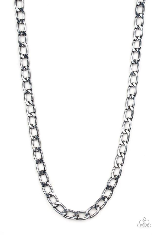 Paparazzi Necklace ~ Big Win - Black