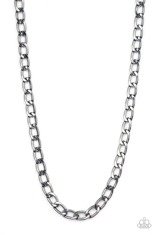 Paparazzi Necklace ~ Big Win - Black