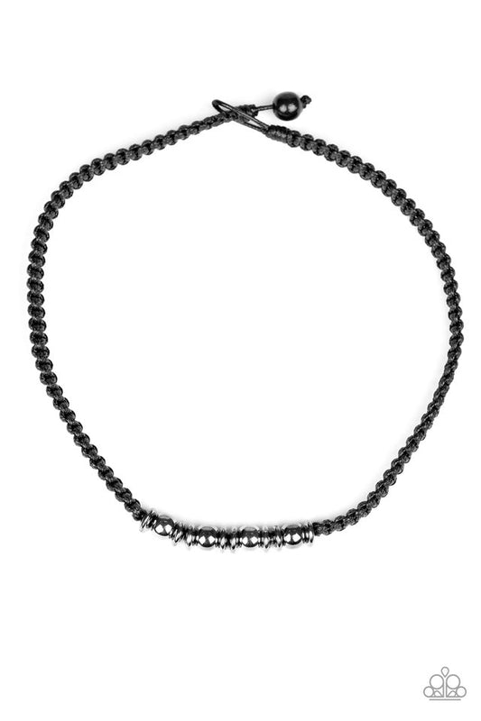 Metal Mechanics - Black - Paparazzi Necklace Image