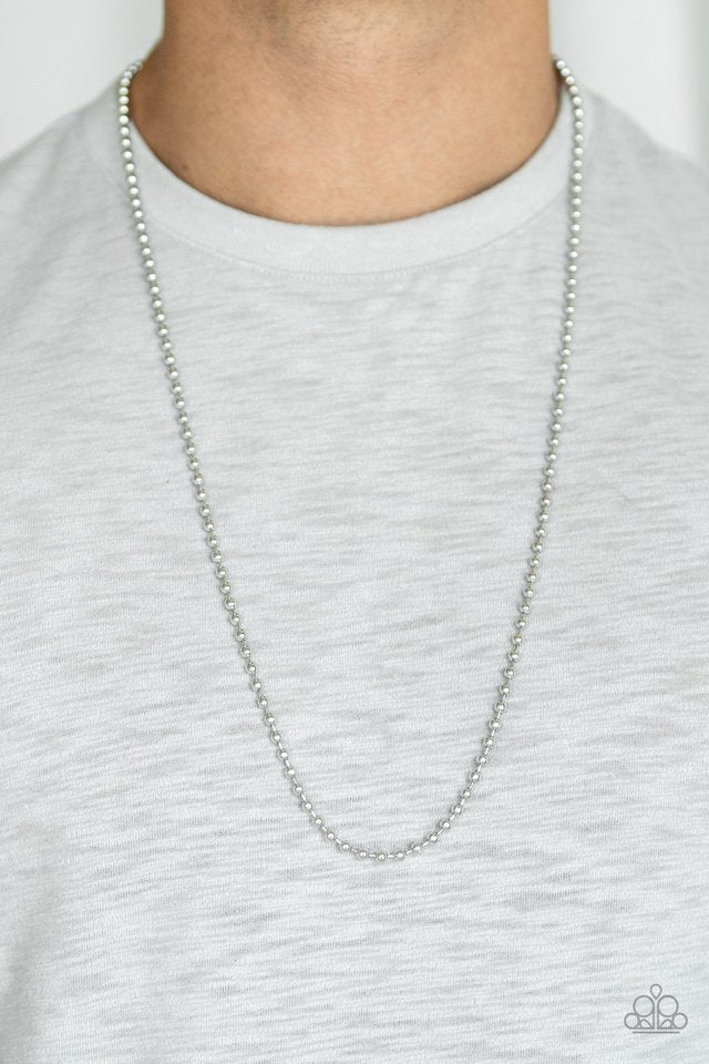 Cadet Casual - Silver - Paparazzi Necklace Image