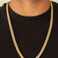 Knockout King - Gold - Paparazzi Necklace Image