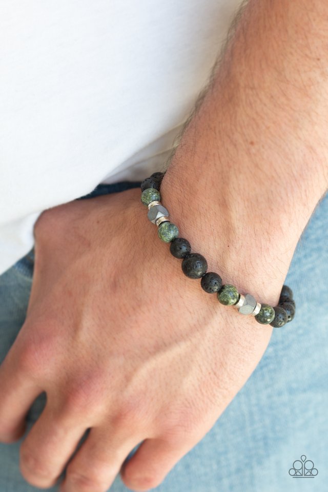 Strength - Green - Paparazzi Bracelet Image