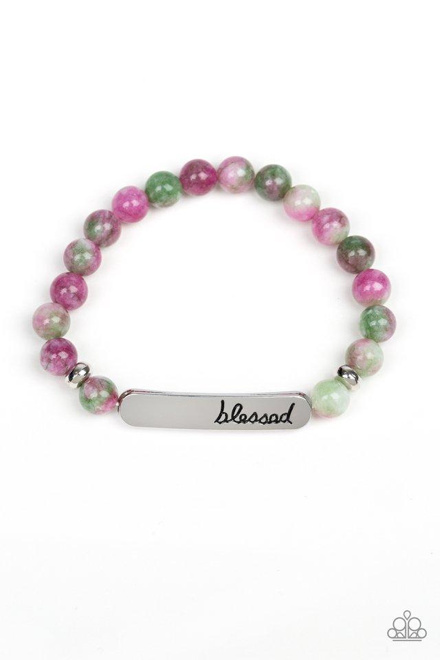 Paparazzi Bracelet ~ Simply Blessed - Purple