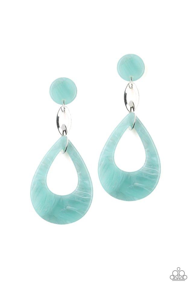 Paparazzi Earring ~ Beach Oasis - Blue