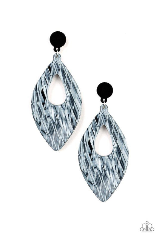 Paparazzi Earring ~ Metro Retrospect - White