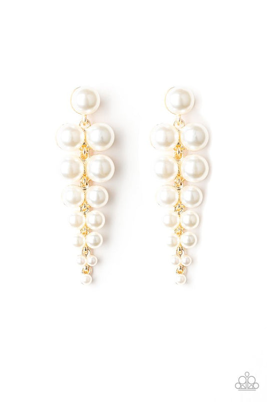 Totally Tribeca - Gold - Paparazzi Earring Image